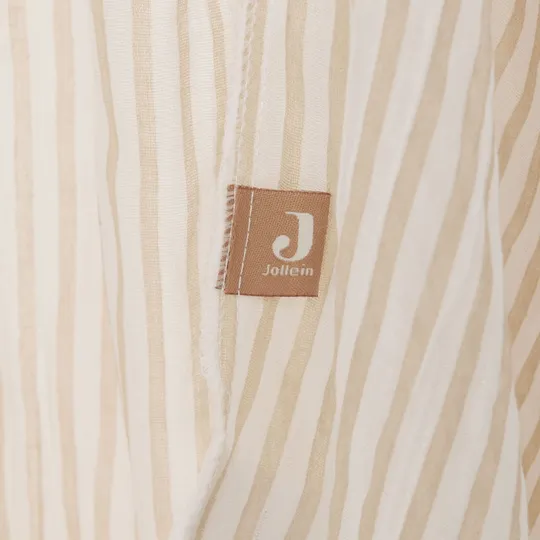 Jollein Stripe Moskitonetz - 245 cm - Oatmeal/Hazel