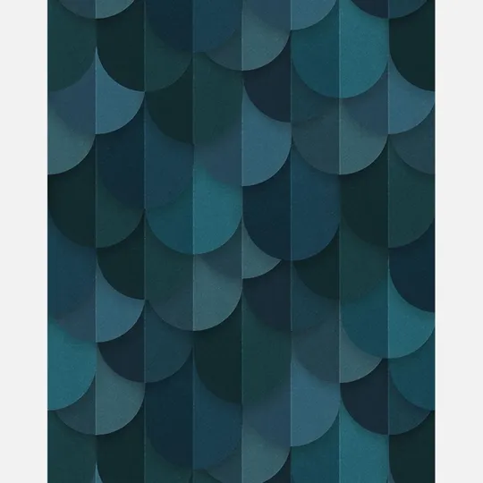 Studio Ditte Wasserfall Tapete - Blau