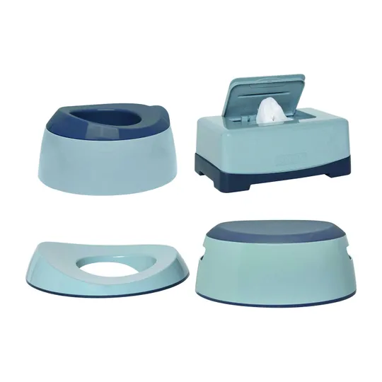 Luma Toilettentrainer Set - Iron Blue
