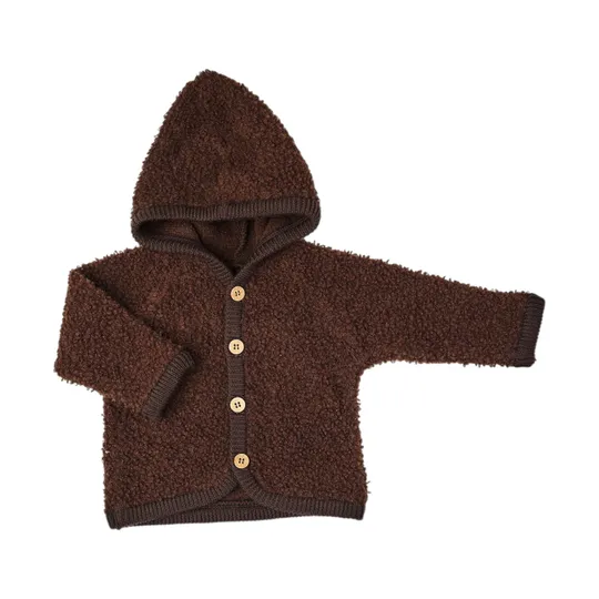 Smallstuff Jacke – Größe 56/62 – Merinowolle - Brown