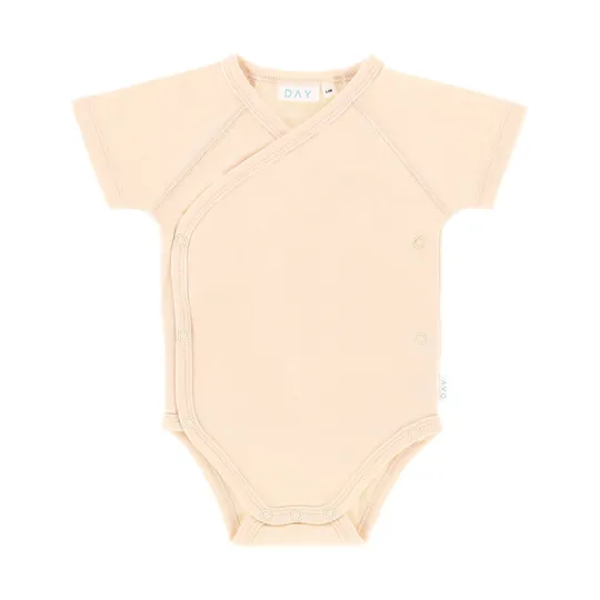 DAY Wickelbody Kurzarm - Gr. 74/80 - Apricot