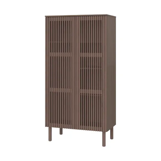 Kidsmill Dai Babyzimmer Walnuss | Kommode + Schrank 2- Türig