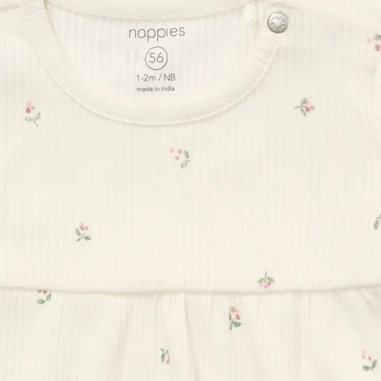 Noppies Dress LS AOP Egret 44