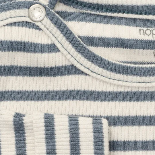 Noppies Top Tee LS stripe Stormy Weather 62 - 1610012 7842 62