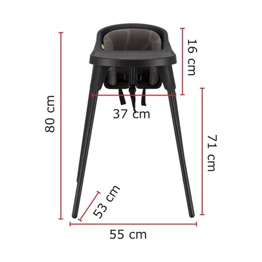 Stoohl Hochstuhl inkl. Essbrett