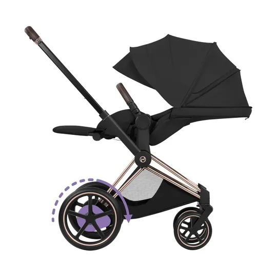 Cybex Kinderwagen 2-in-1 - e-Priam 5 Style - Rosegoldenes Gestell