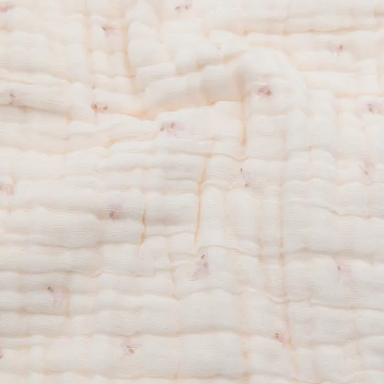 Bamboom Bettdecke Nuvola - Doppelseitig - Olives Pink
