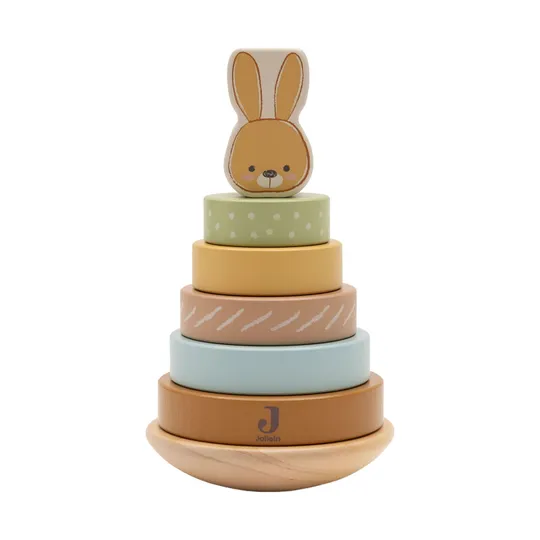 Jollein Bunny Luz Stapelturm aus Holz