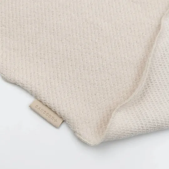 Babydecke aus gebürstetem Bambus – 80 x 80 cm - Neutral Pink