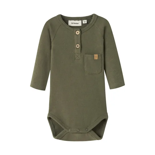 Lil Atelier Body - Winter Moss - Gr. 56
