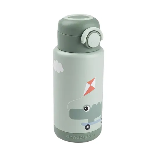 Done by Deer Thermoflasche- Playground - Grün - 340 ml