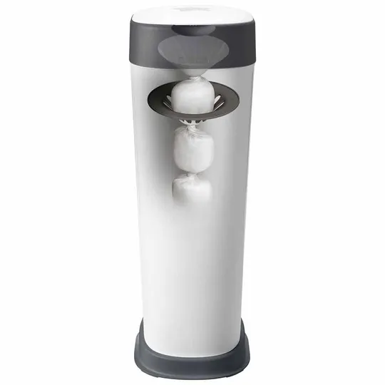 Tommee Tippee Twist & Click XL Windeleimer Weiß/Grau