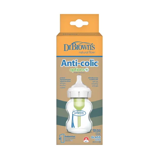 Dr. Brown’s Babyflasche Weithals Glas - Options+ - 150 ml