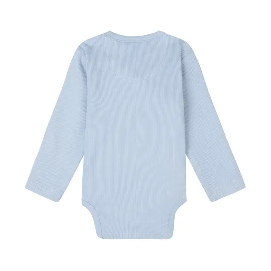 Noppies Narellan Babybody Langarm – Blue Fog – Gr. 56