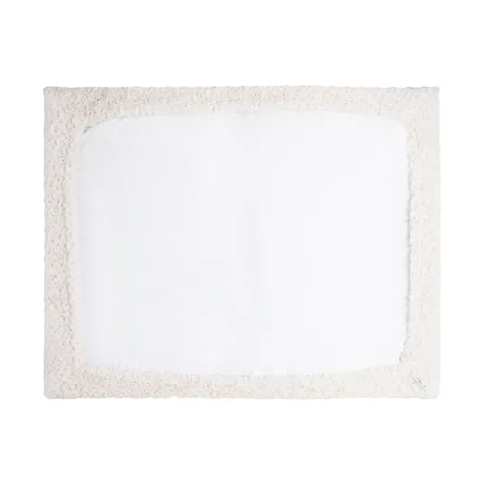 Baby's only Hoeslaken boxmatras Snow wolwit - 80x100 cm BO-100.004.000.51