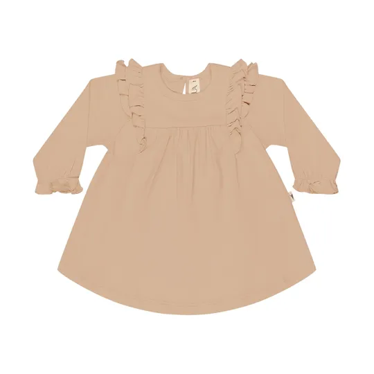 UAUA Angel Wings Kleid Lange Ärmel - 6-9 Monate - Rosado