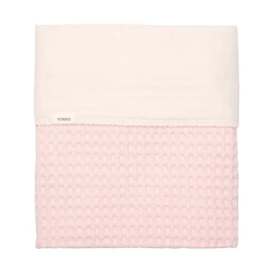 Koeka Amsterdam Waffel Bettdecke - Größe 100 x 150 - Cotton Fleece - Candy
