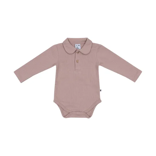 Klein Baby Polo Babybody Ripp - Größe 74 - Fawn