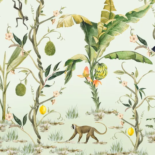 Creative Lab Amsterdam Monkey Life Tapete 400 x 280 cm