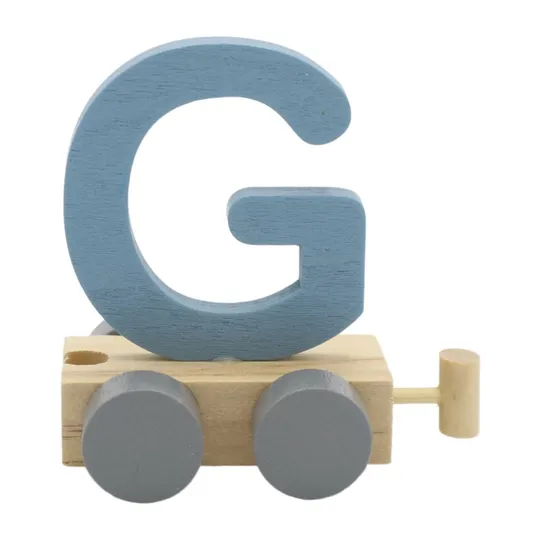 Charl's Toys Buchstabe Zug G Blau