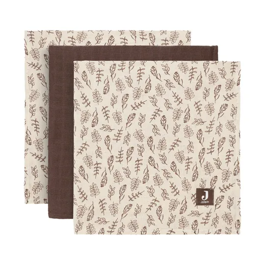 Jollein Meadow Multi Tuch Hydrophilic Small Chestnut 3 Stück