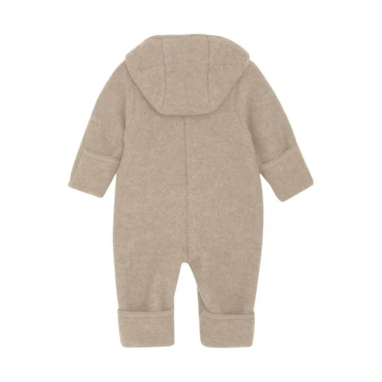  HUTTEliHUT - Strampler - Wool Fleece - Camel Melange - Gr. 68