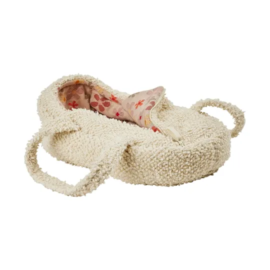 Smallstuff Puppen Liegewanne Off White Bouclé