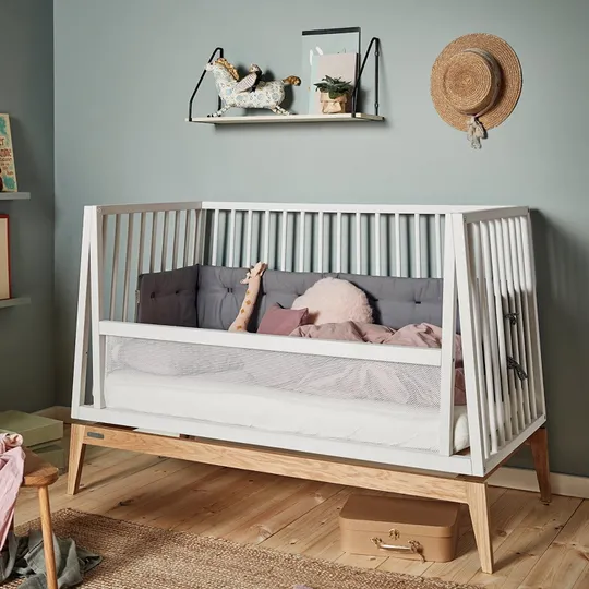Leander Umbausatz Luna Babybett – Grau – 120 cm