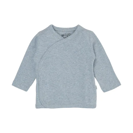 Lodger Wickelshirt - Melange - Größe 56 - Blue Fogg