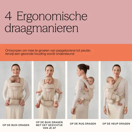 Ergobaby Omni Deluxe Mesh Babytrage - Onyx Black