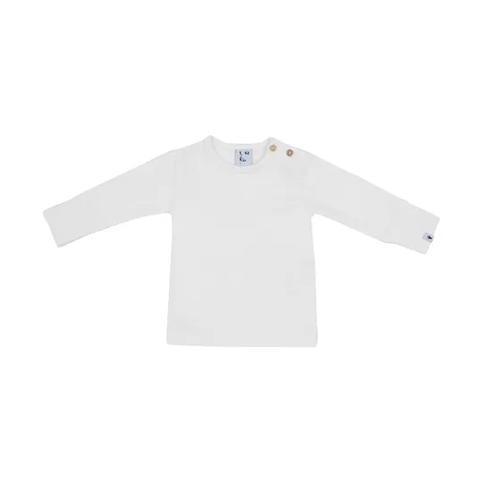 Klein Baby Shirt Rib - Größe 56 - Natural White