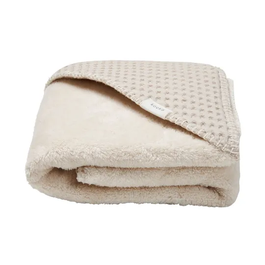 Koeka Teddy Waffel Einschlagdecke - Sand