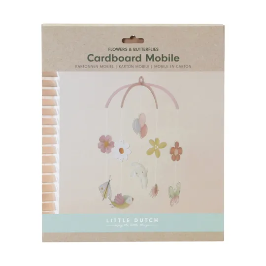 Little Dutch Pappe Mobile Flowers & Butterflies FSC