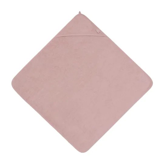 Jollein Badecape Uni - Frottee - 100x100 cm - Wild Rose