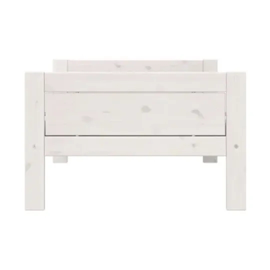 LIFETIME Einzelbett - Premium Lattenrost- 90x200 cm - White Wash
