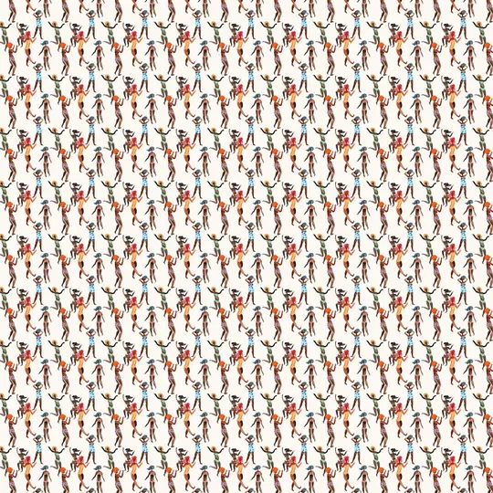 Creative Lab Amsterdam Dancing Queen Vliestapete - 292,2 x 280 cm