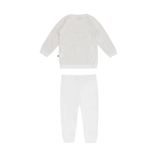 Klein Baby Anzug – Gestrickt - Gr. 68 – Natural White