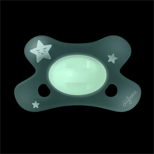 Difrax Dental Schnuller Nacht 0-6 Monate