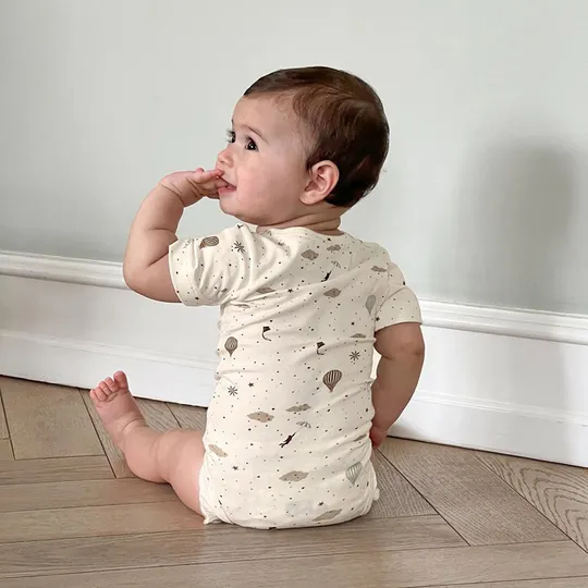 Cam Cam Copenhagen Babybody Kurzarm - Elliot - Größe 62 - Dreamland