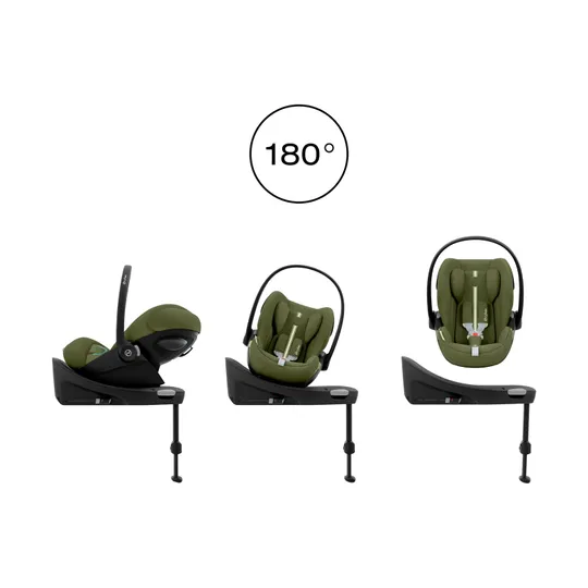 Cybex Kinderwagen Set - e-Gazelle S 3-in-1 Set M - Taupe / Moss Green