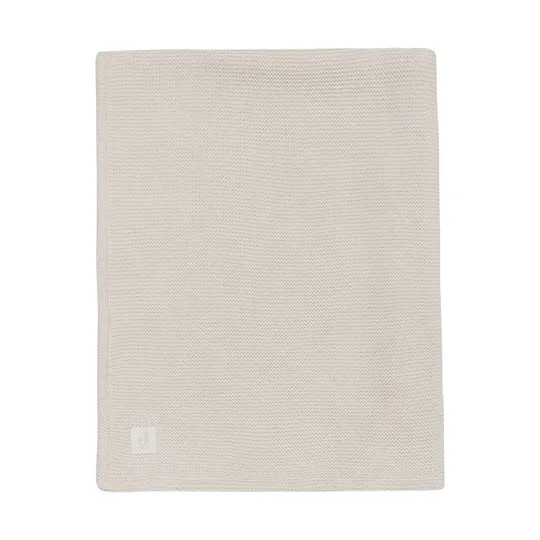 Jollein Babydecke - Basic Knit - 75 x 100 cm - Oatmeal/Samt