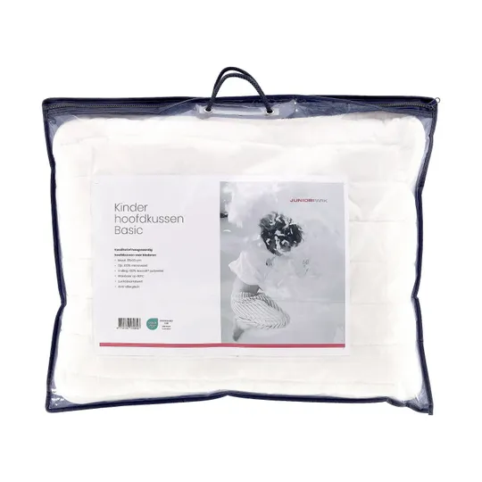 Juniorpark Kinderkissen Basic White 55 x 65 cm