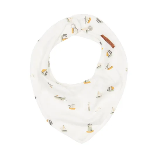 Little Dutch Sailors Bay Bandana Lätzchen White