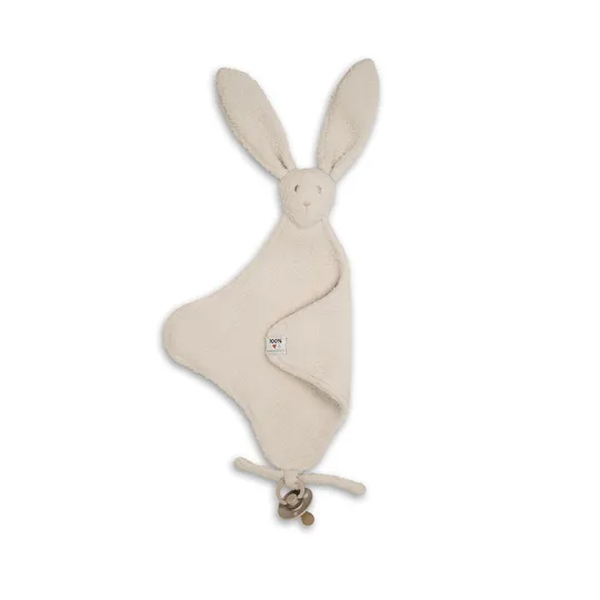 Lodger Schnullertuch - Bunny Teddy Fleece - Birch