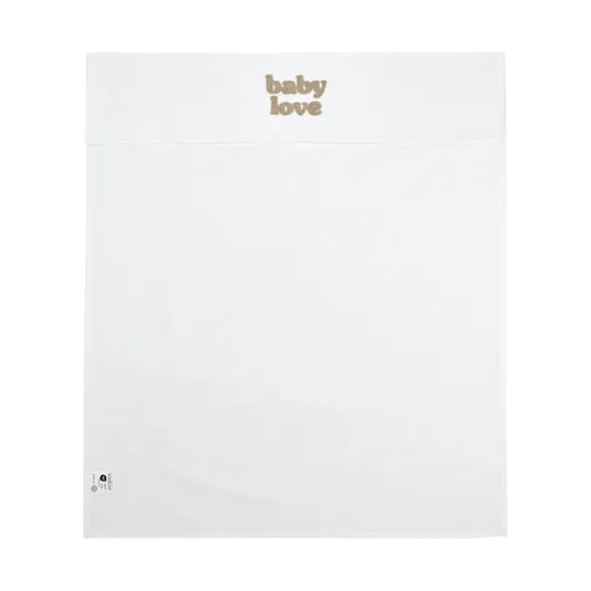 Meyco Baby Love Wiegenlaken - 75 x 100 cm - Sand Melange