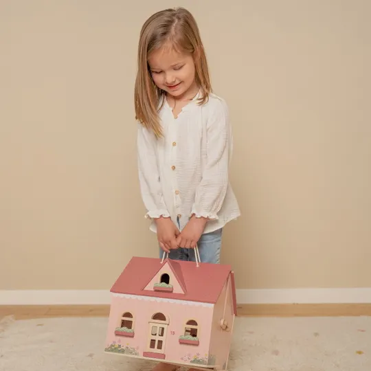 Little Dutch Puppenhaus aus Holz – Klein – Rosa