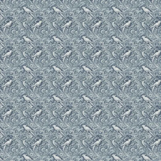 Creativ Lab Amsterdam Wellensittich Vliestapete  - Blue - 292,2 x 280 cm