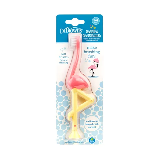 Dr. Brown's Flamingo Zahnbürste