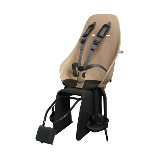 Urban Iki Ta-ke Bio Fahrrad-Rücksitz - Rahmenmontage - Oishi Beige / Bincho Black