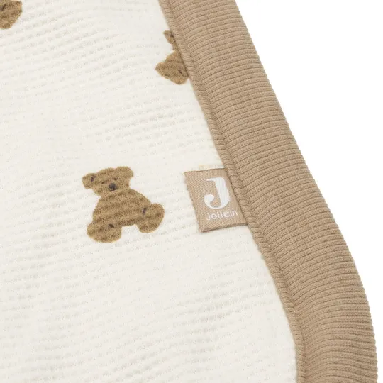 Jollein Mini Teddy Bear Babydecke - Little Waffle / Fluffy - 75 x 100 cm